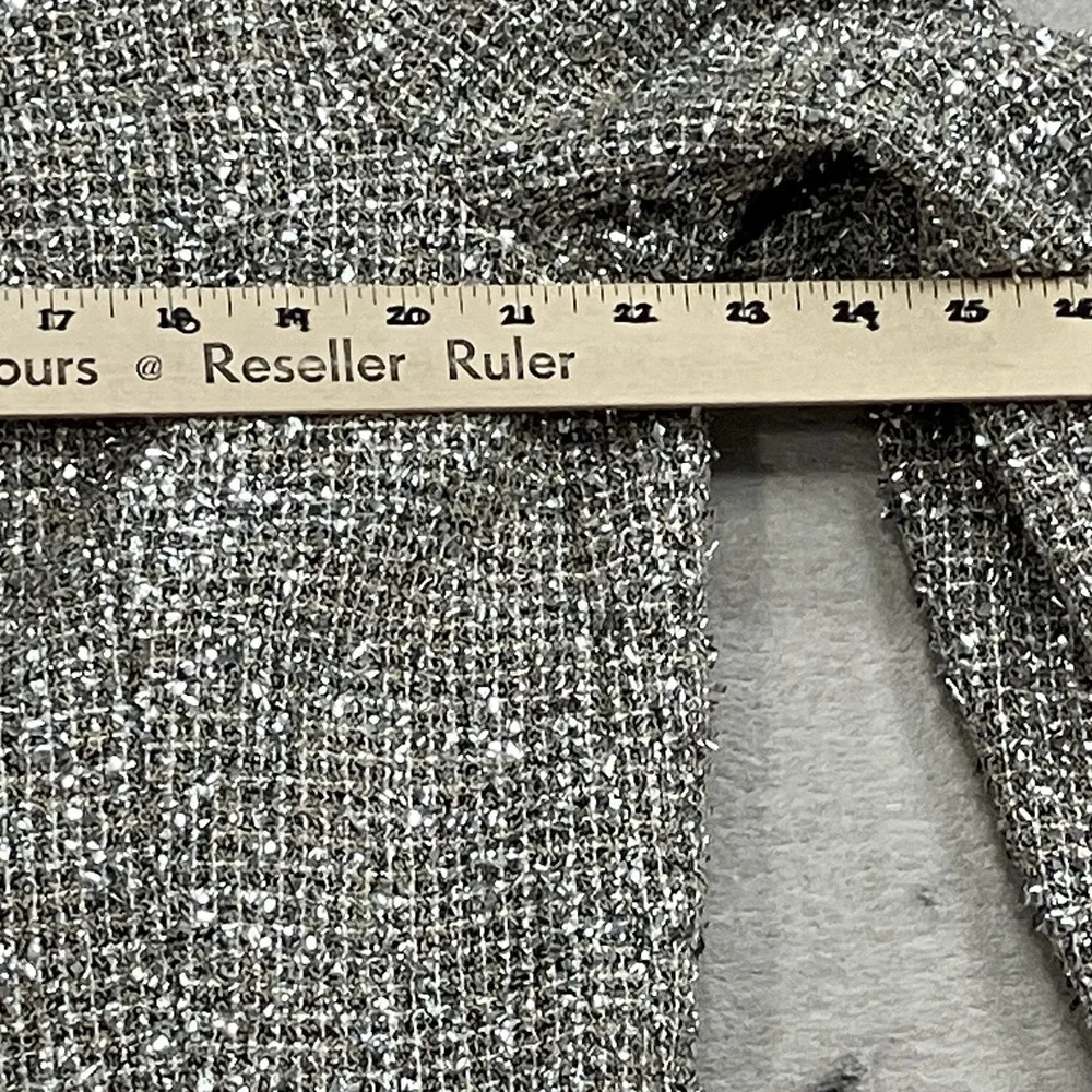 BR Tweed Blazer‎ Womens Size 14 NWT Textured Career Jacket Neutral Boucle
